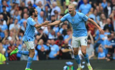 Manchester City me rikthim spektakolar fiton ndaj Crystal Palace, Haaland shënon het-trikun e parë në Ligën Premier