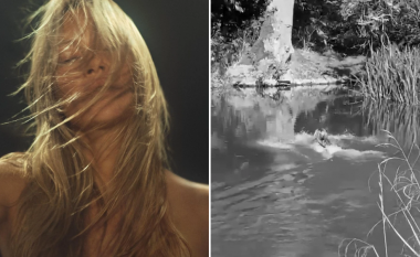 Kate Moss del lakuriq për të shpallur markën e re, Cosmoss