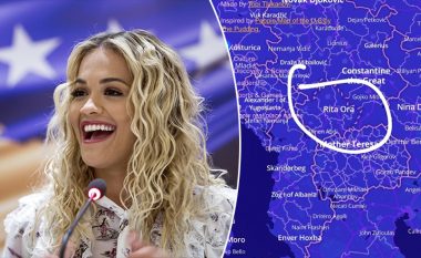 Në botë publikohet harta me vendlindjet e të famshmëve – Rita Ora shprehet krenare që është lindur në Prishtinë