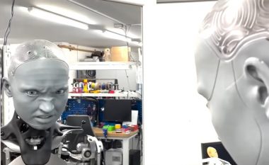 Roboti Ameca me përmirësime në mimikat e fytyrës