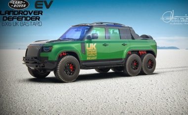 Land Rover Defender i konceptuar si një kamionçinë elektrike 6×6