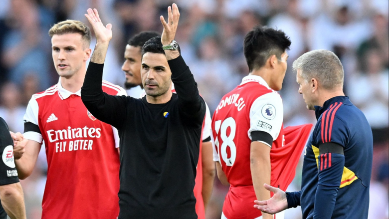 Arteta ul me këmbë në tokë tifozët e Arsenalit: Është ende herët, duhet të jemi të përulur