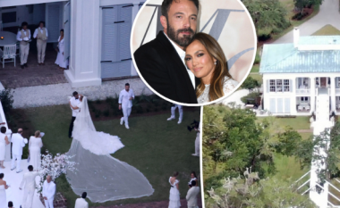 Vazhdon ceremonia e dasmës së Jennifer Lopez dhe Ben Affleck në rezidencën prej afro tetë milionë eurosh në Georgia