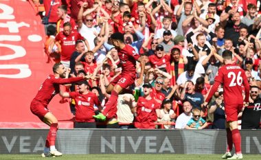 Liverpooli po e shkatërron Bournemouthin, shënon pesë herë në 45 minutat e parë