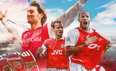 Ekipi i ëndrrave i Arsenalit – Henry, Bergkamp e Adams, por mungojnë Overmars e Pires