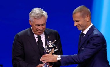 Carlo Ancelotti shpallet trajneri më i mirë nga UEFA