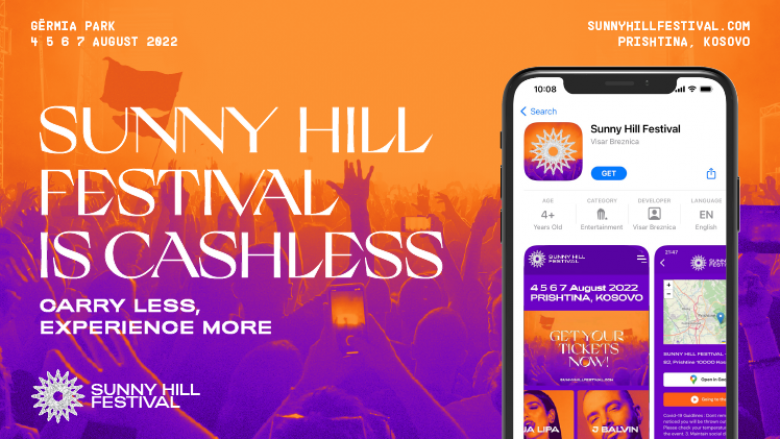Sunny Hill lanson aplikacionin mobil (iOS/Android) – me kuletë digjitale për pagesa të pijeve apo ushqimit në festival