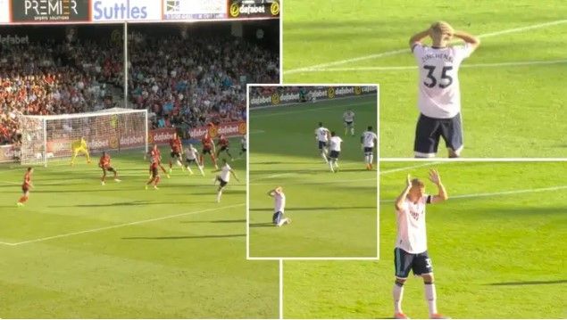 Zinchenko couldn't believe the amazing goal that William Saliba scored