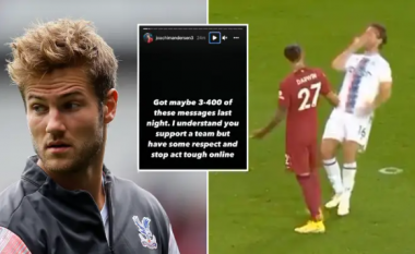 Mori afro 400 mesazhe abuzive në Instagram për kartonin e kuq të Nunez – Andersen e quan budalla sulmuesin e Liverpoolit