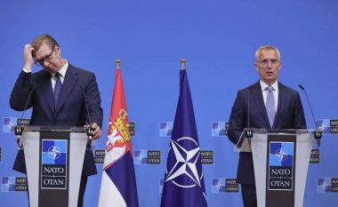 Stoltenberg pas takimit me Vuçiqin: KFOR-i i gatshëm të intervenojë nëse rrezikohet siguria