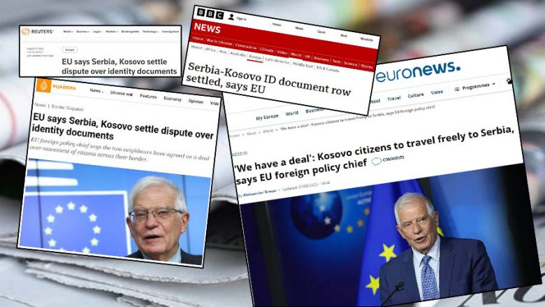 Mediet e huaja raportojnë për marrëveshjen Kosovë- Serbi për çështjen e letërnjoftimeve