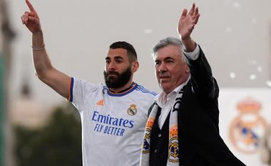 Ancelotti mbështet Benzeman për të fituar Topin e Artë pas rekordit të ri te Real Madridi