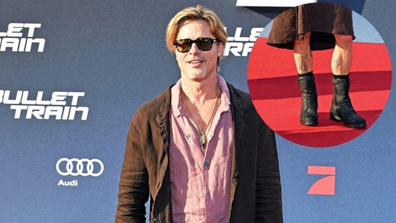 Brad Pitt tregon arsyen se pse vendosi të vishte një fund në premierën e filmit “Bullet Train” në Berlin