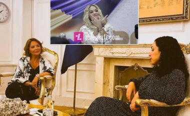 Rita Ora publikon fotografi nga takimi i të ëmës me presidenten Vjosa Osmani: Inspirimet e mia në një dhomë