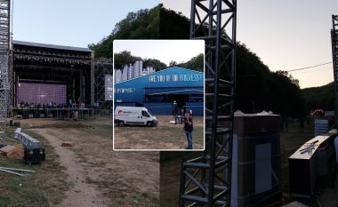 Bëhen përgatitjet finale në parkun e Gërmisë pak orë para fillimit të “Sunny Hill Festival”
