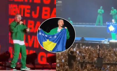 J Balvin ndezi atmosferën në natën e dytë të “Sunny Hill Festival”, doli në skenë me flamurin e Kosovës