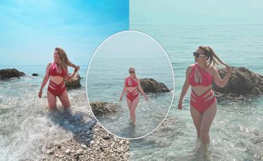 Me 12 kilogramë më pak, Rozana Radi tregon format trupore në bikini