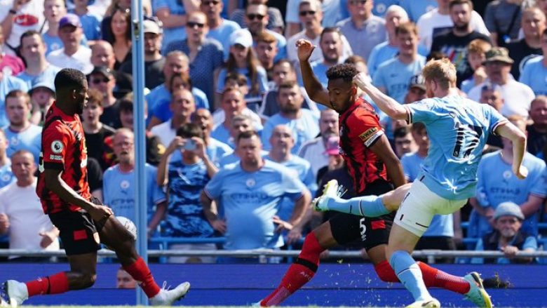 Manchester City me fitore bindëse ndaj Bournemouthit