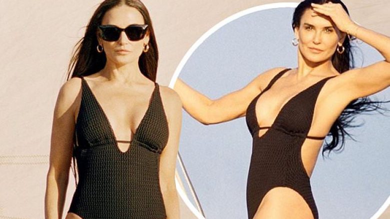 Demi Moore duket vitale në moshën 59-vjeçare, teksa pozon me bikini gjatë pushimeve