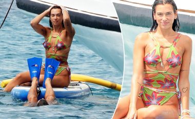 Dua Lipa fotografohet nga paparacët duke treguar linjat e përsosura trupore gjatë pushimeve në Ibiza me shoqërinë