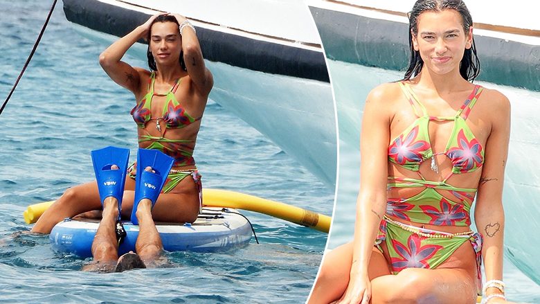 Dua Lipa fotografohet nga paparacët duke treguar linjat e përsosura trupore gjatë pushimeve në Ibiza me shoqërinë