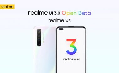 Realme njofton lansimin e Realme UI 3.0 beta e hapur për Realme X3
