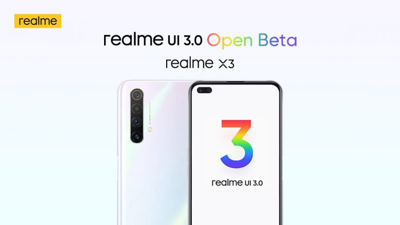 Realme njofton lansimin e Realme UI 3.0 beta e hapur për Realme X3