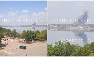 Pamje nga kundërofensiva e ukrainasve në Kherson, bombardojnë fabrikën ku rusët riparonin makinerinë luftarake