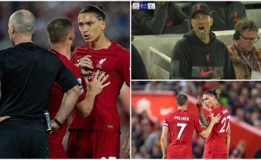 Trajneri i Liverpoolit, Jurgen Klopp ishte shumë nervoz me Darwin Nunez – ai i kërkoi James Milner që ta nxirrte nga fusha