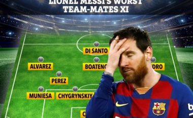 Formacioni i Lionel Messit me bashkëlojtarët më të dobët gjatë karrierës, disa emra befasues në 11-she