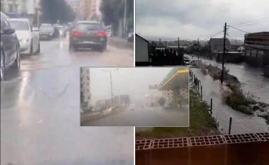 Rrebeshe shiu dhe breshri në disa qytete të Kosovës
