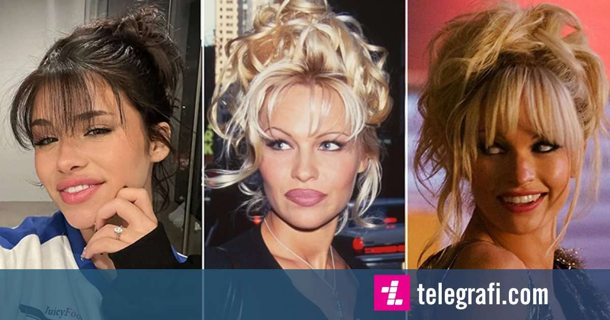 Pamela Anderson's hairstyle 