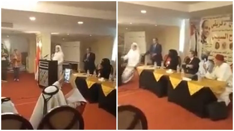 Biznesmeni saudit rrëzohet dhe vdes gjatë një fjalimi në një konferencë në Kajro