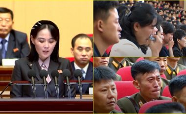 Kim Jong-un shpall fitoren ndaj COVID-19, motra e tij tregon se edhe lideri ishte prekur nga ky virus – të pranishmit në sallë nuk i mbajnë lotët