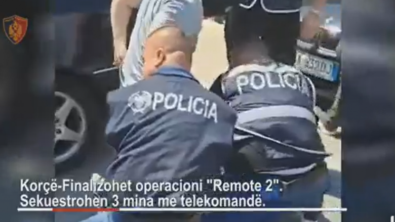 Sekuestrohen tre mina me telekomandë në Korçë, arrestohet 35-vjeçari nga Lezha