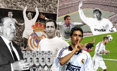 Pesë lojtarët më të mirë të Real Madridit të të gjitha kohërave