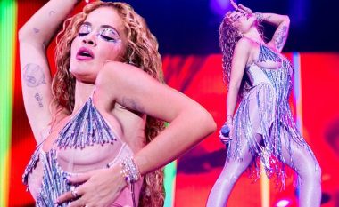 Rita Ora merr vëmendjen me performancën energjike dhe paraqitjen provokuese në festivalin ‘Zurich Open Air’