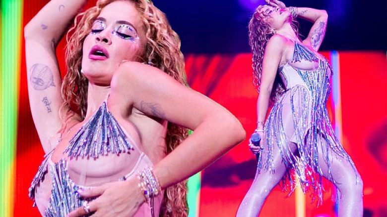 Rita Ora merr vëmendjen me performancën energjike dhe paraqitjen provokuese në festivalin ‘Zurich Open Air’