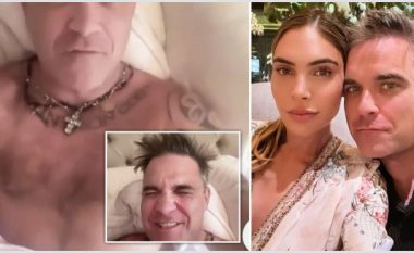 Intervista e pazakontë e Robbie Williams, i zhveshur nga krevati flet për albumin e ri dhe martesën e lumtur