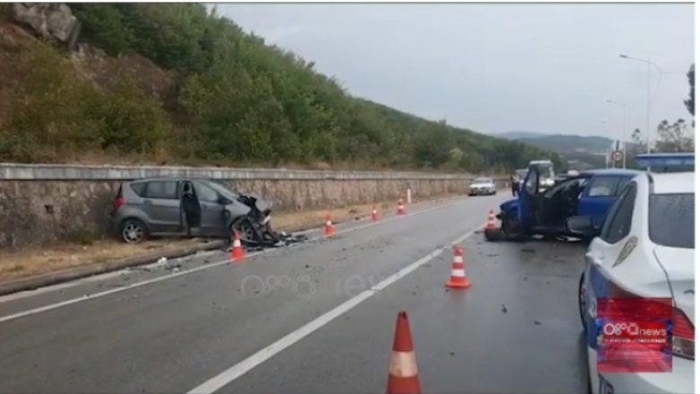 Aksident trafiku afër pikës kufitare Qafë Thanë, mbeten të lënduar dy banorë të Strugës