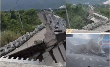 Pamje të reja nga tërmeti rrëqethës që goditi Tajvanin, lëkundjet e fuqishme shkatërruan ndërtesat e urat