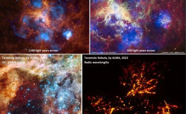 Teleskopi hapësinor James Webb sjell imazhe tjera të mijëra yjeve të rinj, që gjenden 161 mijë vite dritë larg Tokës  
