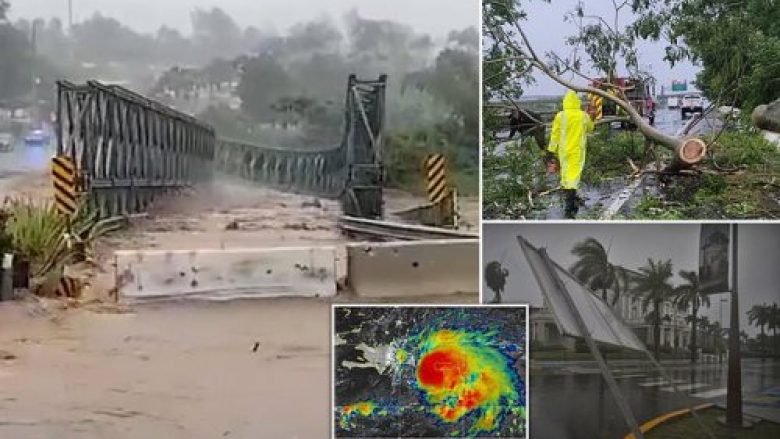 Pasojat e uraganit në Porto Riko, ujërat e rrëmbyeshëm marrin me “vete” urën e rindërtuar së fundmi