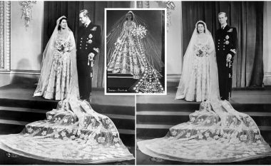 Pesë fakte magjepsëse rreth fustanit të nusërisë së mbretëreshës Elizabeth II