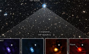 Teleskopi Webb kap imazhin e parë të drejtpërdrejtë të një ekzoplaneti
