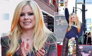 Avril Lavigne nderohet me yll në “Walk of Fame” në Hollywood