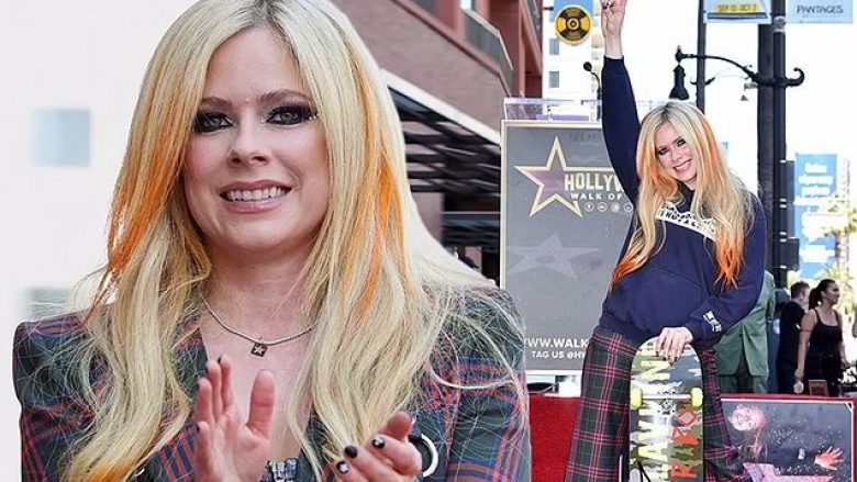 Avril Lavigne nderohet me yll në “Walk of Fame” në Hollywood