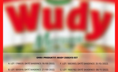 Ndalohen produktet ‘Wudy’ në Shqipëri, AKU: Të rrezikshme për shëndetin