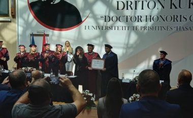 Driton Kuka nderohet me çmimin “Doctor Honoris Causa”