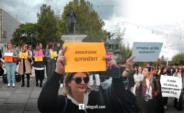 “Rrnofshin gjyshërit”, në Prishtinë u protestua kundër mbylljes së çerdheve publike për shkak të grevës